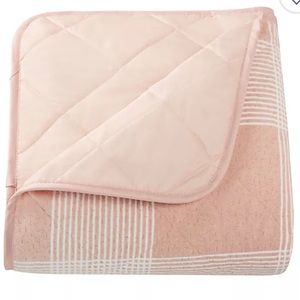 UGG Mischa Quilted Outdoor Throw Blanket in blush